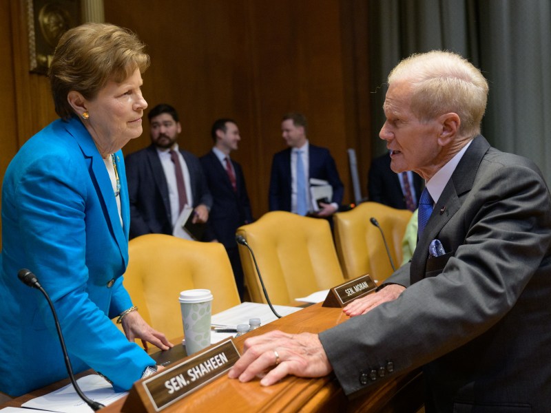 Sen. Jeanne Shaheen (D-N.H.) and NASA Administrator Bill Nelson