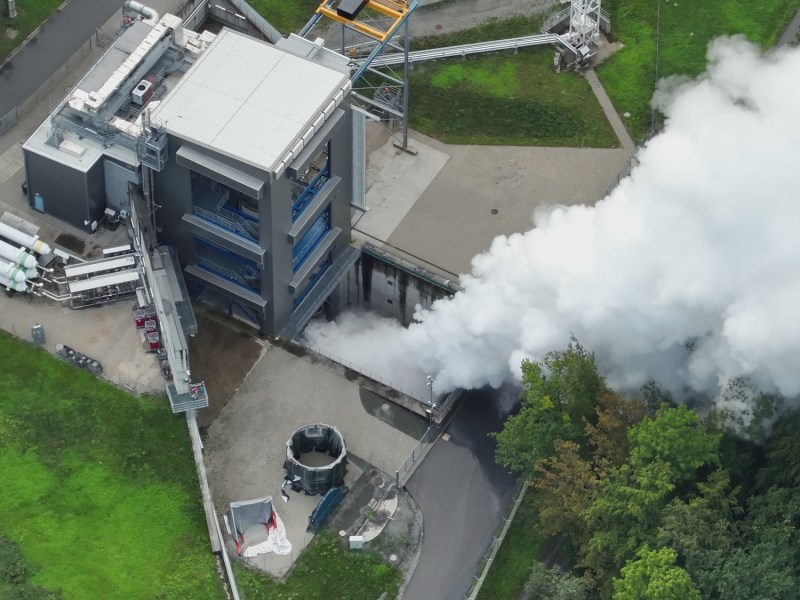 Ariane 6 upper stage static-fire test