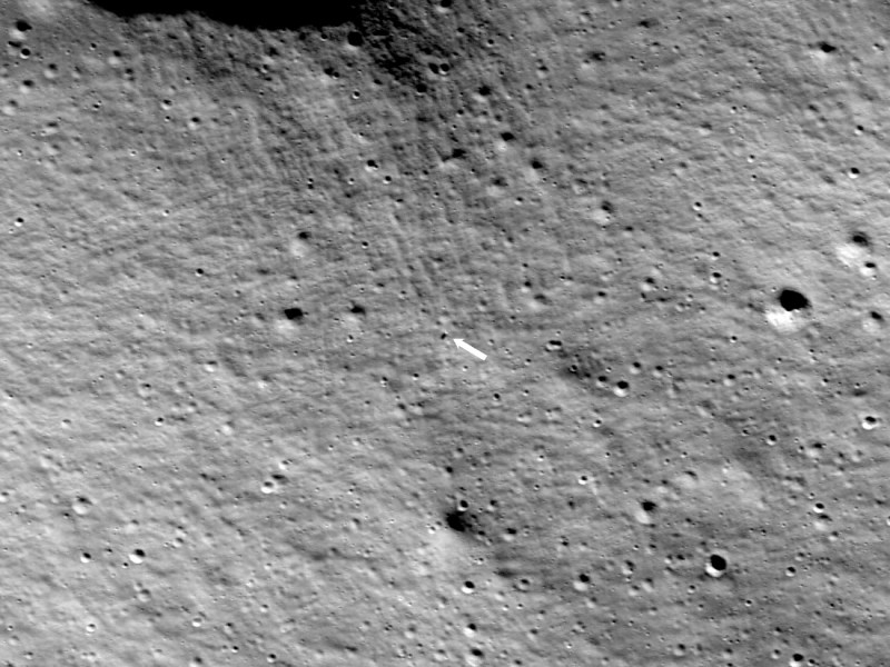 LRO image of IM-1 landing site