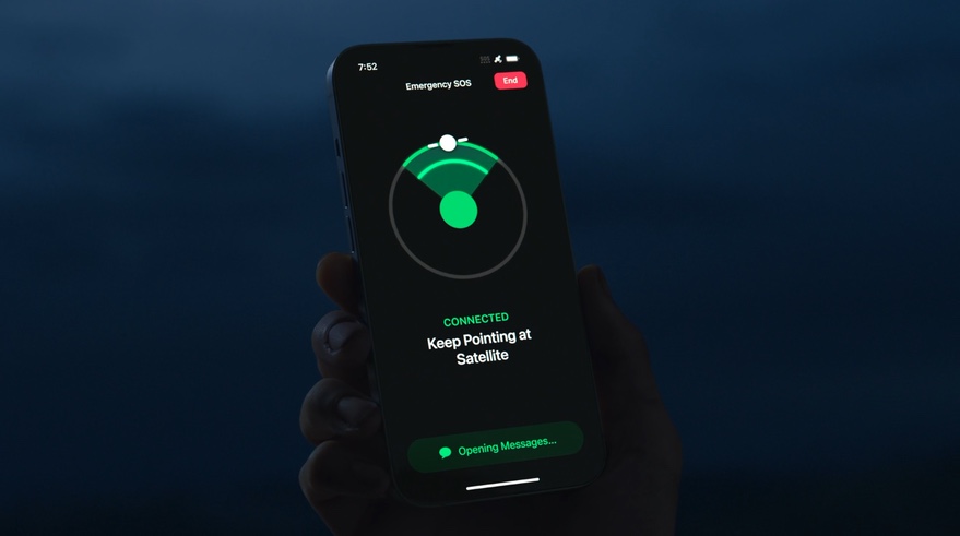 iPhone satellite connectivity