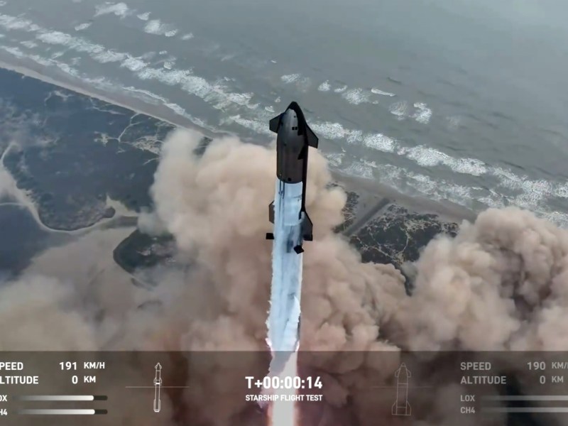 Starship IFT-4 liftoff