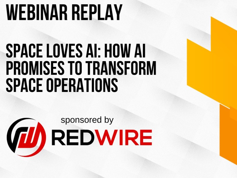 Webinar Replay – Space Loves AI: How AI promises to transform space operations